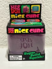 Authentic Needoh Nee Doh Nice Cube Purple New Sealed