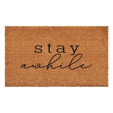 108702448 Stay A While Doormat, 24" x 48"