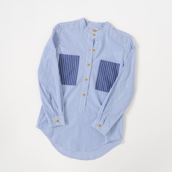 Men Baum und Pferdgarten Shirt Navy Cotton S