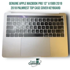 Genuine Apple MacBook Pro 13” A1989 2019 2018 Palmrest Top Case Cover Keyboard