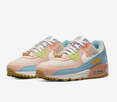 New Nike Air Max 90 SE Sun Club Shoes Athletic Street Casual Multi-Color SZS  