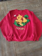 the disney store vintage Winnie The Poo Sweatshirt Kids Size 10/12 EUC