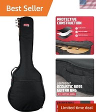 Cases Foam Padded Acoustic Bass Guitar Gig Bag, Fits Acoustic Bass Guitars up...