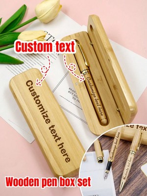 Personalisierte individuelle Gravur Stift & Box Abschluss Geschenk für beste Freundin Lehrer