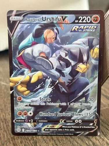 POKEMON RAPID STRIKE URSHIFU V TG20/TG30 BRILLIANT STARS TRAINER GALLERY HOLO