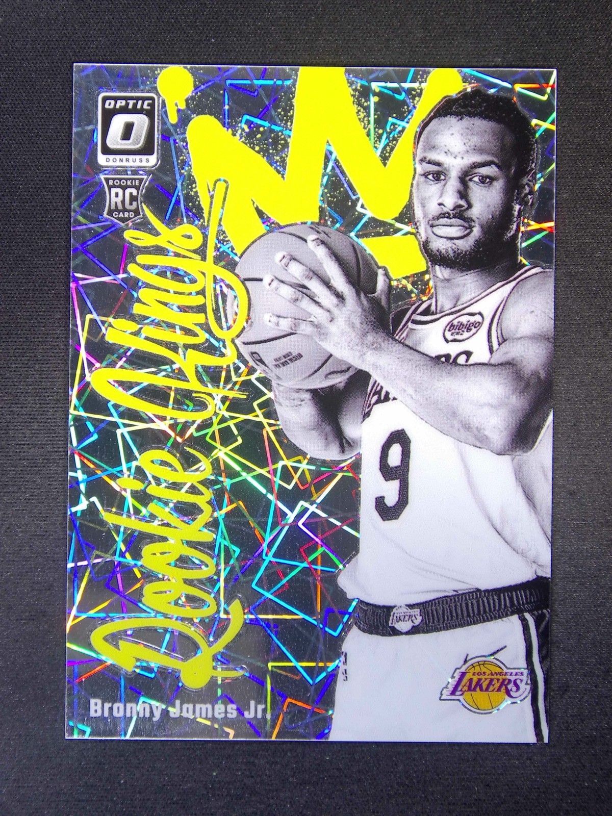 2024-25 Panini Donruss Optic Bronny James Jr. #3 RC Rookie Kings Velocity SSP