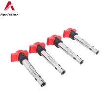 4x Zündspule passend für Audi A4 A5 A6 A8 Q7 R8 S4 S5 FSI TFSI 4-polig U5014
