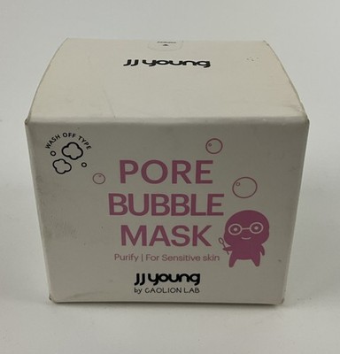 JJ YOUNG PORE BUBBLE MASK PURIFY FOR SENSITIVE SKIN 1.76 OZ JAR