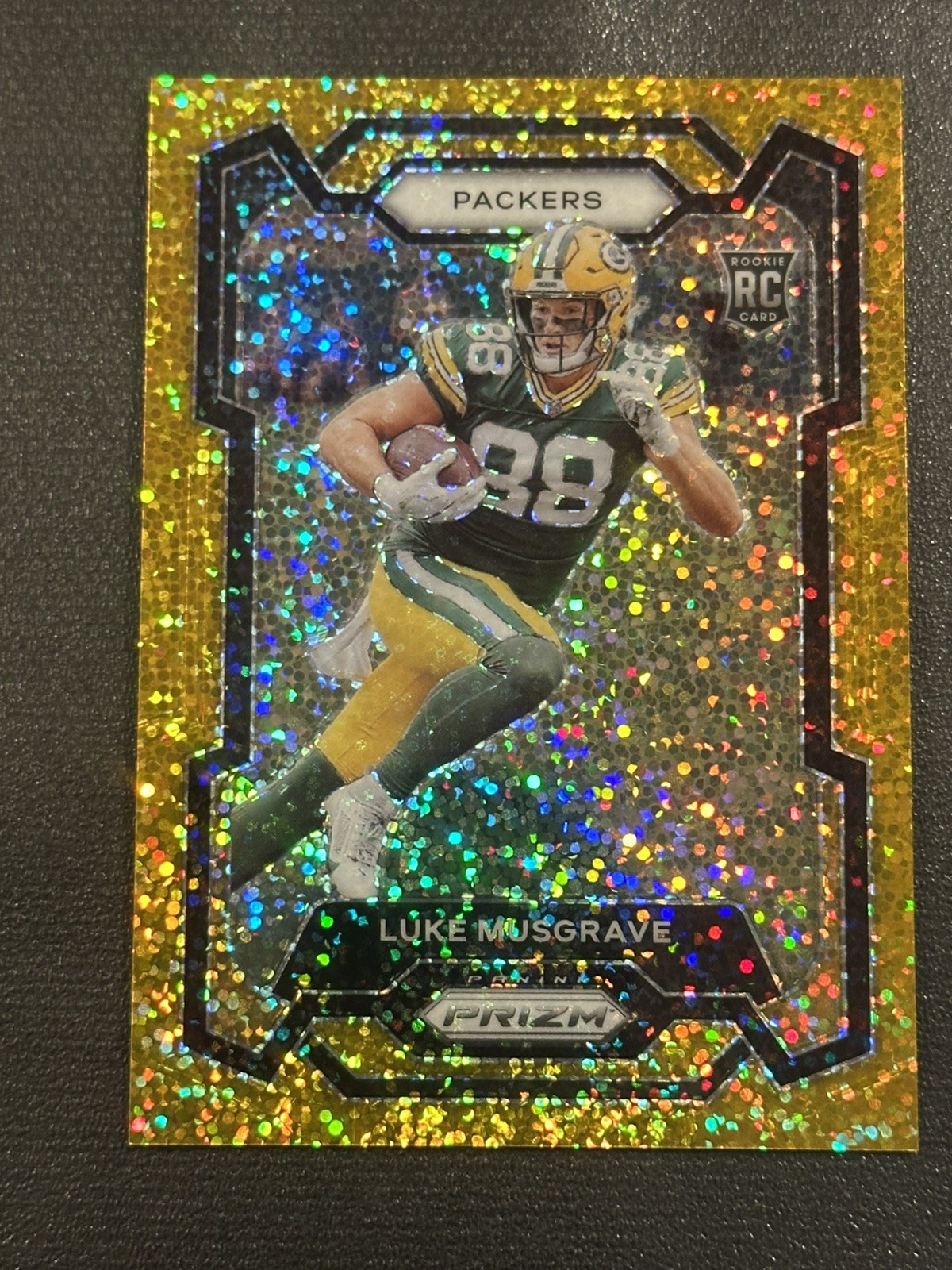 2023 Panini Prizm Luke Musgrave Rookie Gold Sparkle 17/24 RC #337
