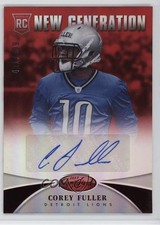 2013 Certified New Generation Mirror Red Signatures /999 Corey Fuller Auto 0b6c