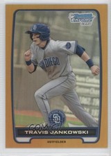 2012 Bowman Draft Chrome Picks Gold Refractor 34/50 Travis Jankowski #BDPP24 b9e