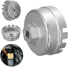 For Toyota Lexus 64MM 14 Flutes Oil Filter Cap Wrench Cup Socket Remover Tool