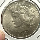 1922 PEACE DOLLAR 90% Silver AU details fast shipping .900