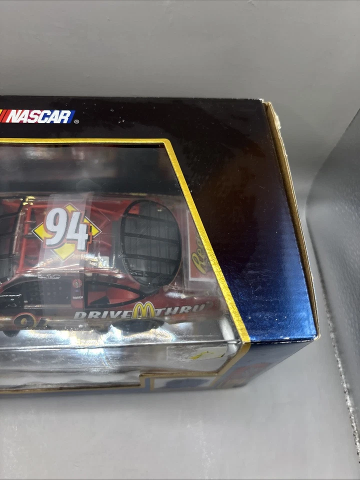 NIB MCDONALD'S #94 BILL ELLIOTT 1/43 SCALE CLEAR BODY HOT WHEELS RACING - Image 3 of 4