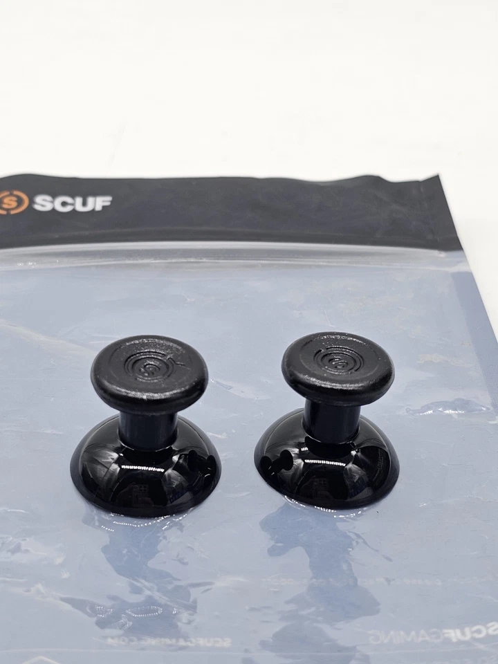 x2 Long Black Concave SCUF Interchangeable Thumbstick Replacements  - Image 3 of 4