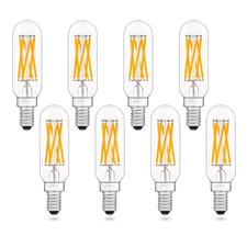 Light Bulbs Dimmable 60-Watt Equivalent, E12 Small Candelabra Base, Tubular W...