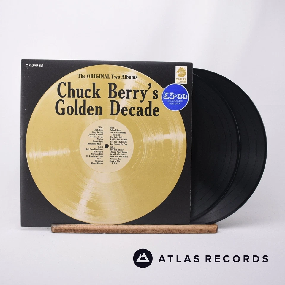 Chuck Berry Chuck Berry's Golden Decade Reissue Double LP Vinyl Record - EX/EX - Image 2 of 4