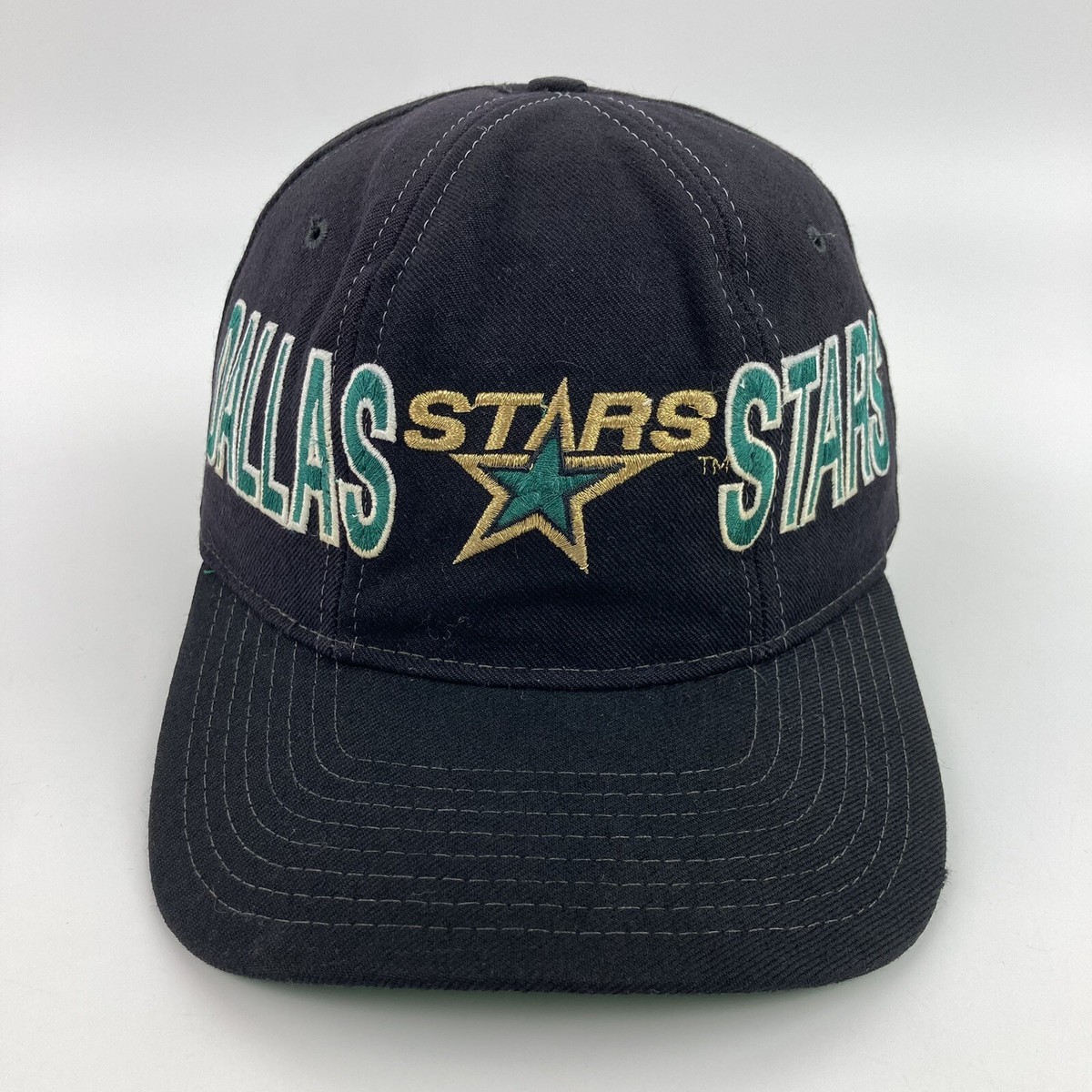VTG 90s Starter Dallas Stars NHL Wool Adjustable Snapback Hat Cap