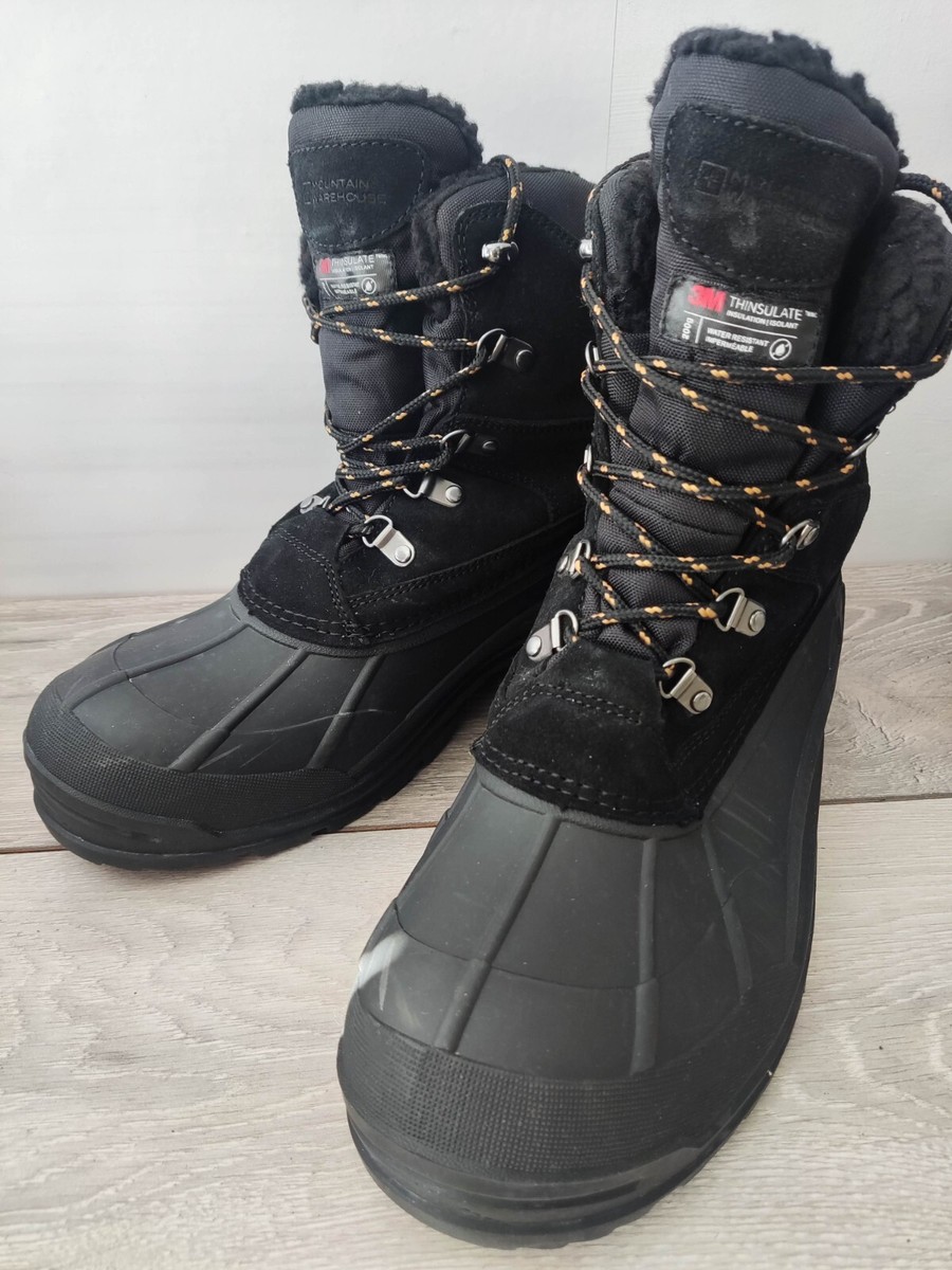 Mountain Warehouse Mens Range Snow Boots 3m Thinsulate Winter