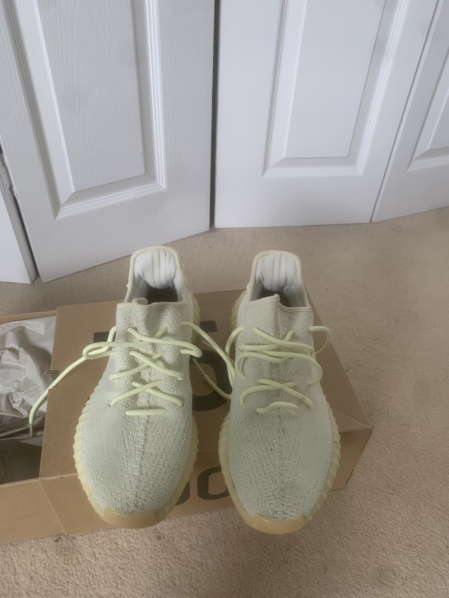 adidas gazelle silver green womens YEEZY X ADIDAS Size 12 Butter Yellow Solid Nylon Lace Up Sneakers  Sui  Generis Designer Consignment