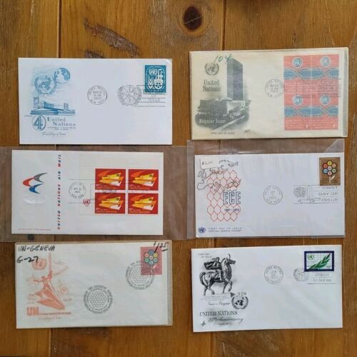 Collection Of United Nations First Day Covers 1960s - 1970s - Picture 2 of 13