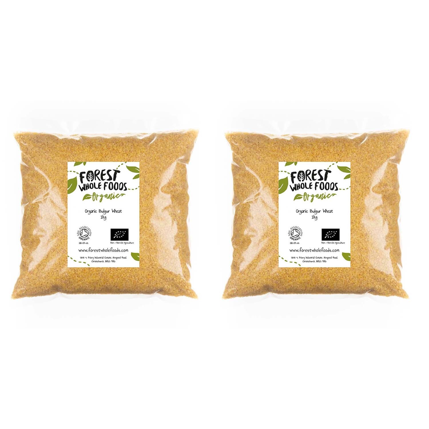 Organic Bulgur Wheat (Bulghur, Bulgar) 2kg - Forest Whole Foods