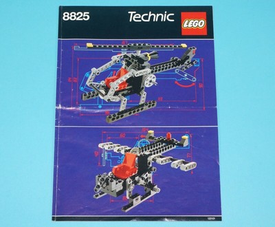 LEGO ORIGINAL SPARE INSTRUCTIONS 8825 TECHNIC NIGHT CHOPPER 1980s LEGO GROUP