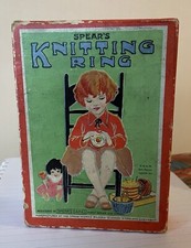 1928 Spear's Knitting Ring - very good vintage condition