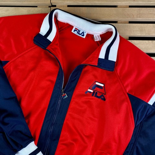 Men's Bomber Jacket Fila Vintage Size L 