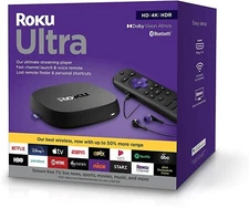 Roku Ultra 4800R HDR 4K UHD Streaming Media Player With Free Roku  3810R Stick+