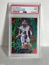 2022 PANINI SELECT GREEN DISCO /5 DESHAUN WATSON PSA 9 BROWNS