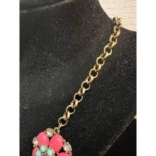 Bellissima collana dichiarazione fiori - Foto 5 di 8
