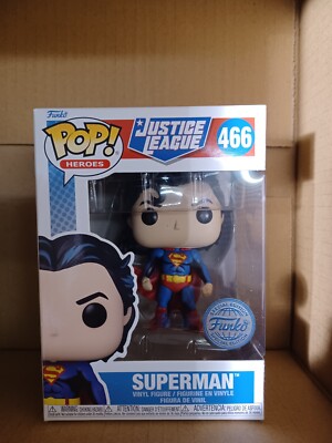 Figurine Funko Pop! Superman – Justice League Snyder Cut – Vinyle 9,5 Cm – Collection Officielle – Cadeau Fan