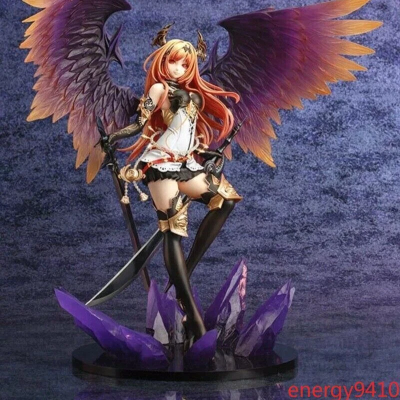 Figura Anime Rage of Bahamut Dark Angel Olivia 1/8 Blanco Soporte Modelo PVC Regalos Foto 2 de 4