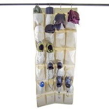 Over-the-Door Hanging Closet Organizer, 24 Pockets for Clothing and Accessories