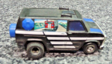 Ideal TCR Ho Slotless Ford Black Panel Custom Van Run 1977 Mural