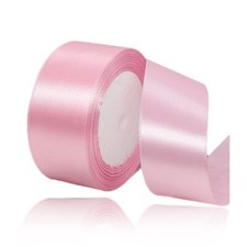 Pink Satin Ribbon 1.5" x 25 Yards Solid Fabric Gifts DIY Crafts Baby Showers