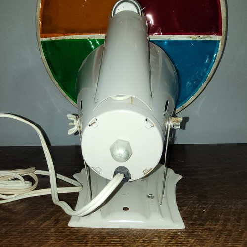 Vintage Compco Colormagic Aluminum Christmas Tree Color Wheel Motorized Works - Picture 7 of 17