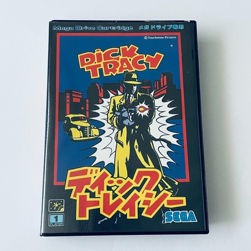 Dick Tracy Mega Drive Megadrive MD Genesis SEGA Shooter Japan NTSC-J Tested - Picture 2 of 14
