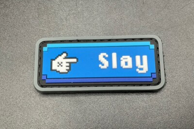 Castle x Grayscale Smashed Brothers Gear 👉Slay EDC PVC Pouch Patch