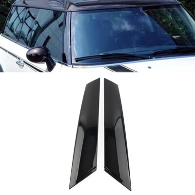 1 Pair Black Car Front Side Windshield A Pillar Trim For Mini Cooper R55 R56 R57