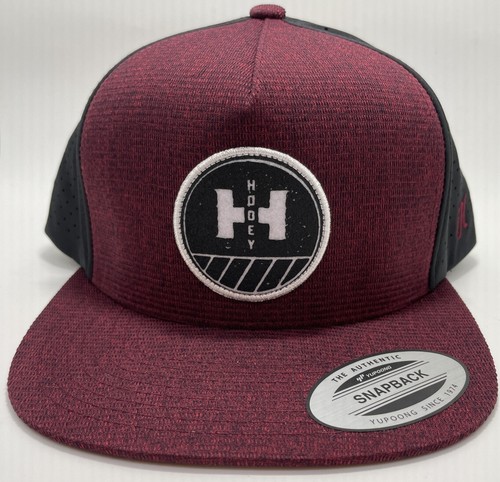 Hooey Hat Plow Maroon Black Snapback 