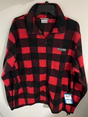 Columbia Steens Mountain Printed Full-Zip Fleece Jacket Bufflo