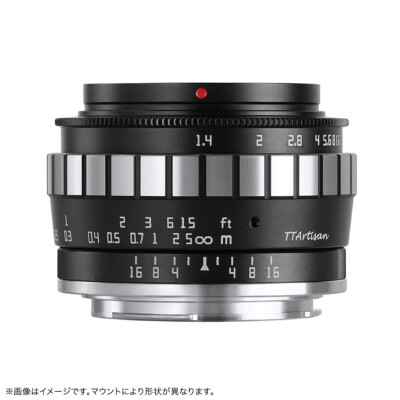 TTArtisan 23mm f/1.4 for Micro Four Thirds (M4/3, MFT) camera =Black x Silver=