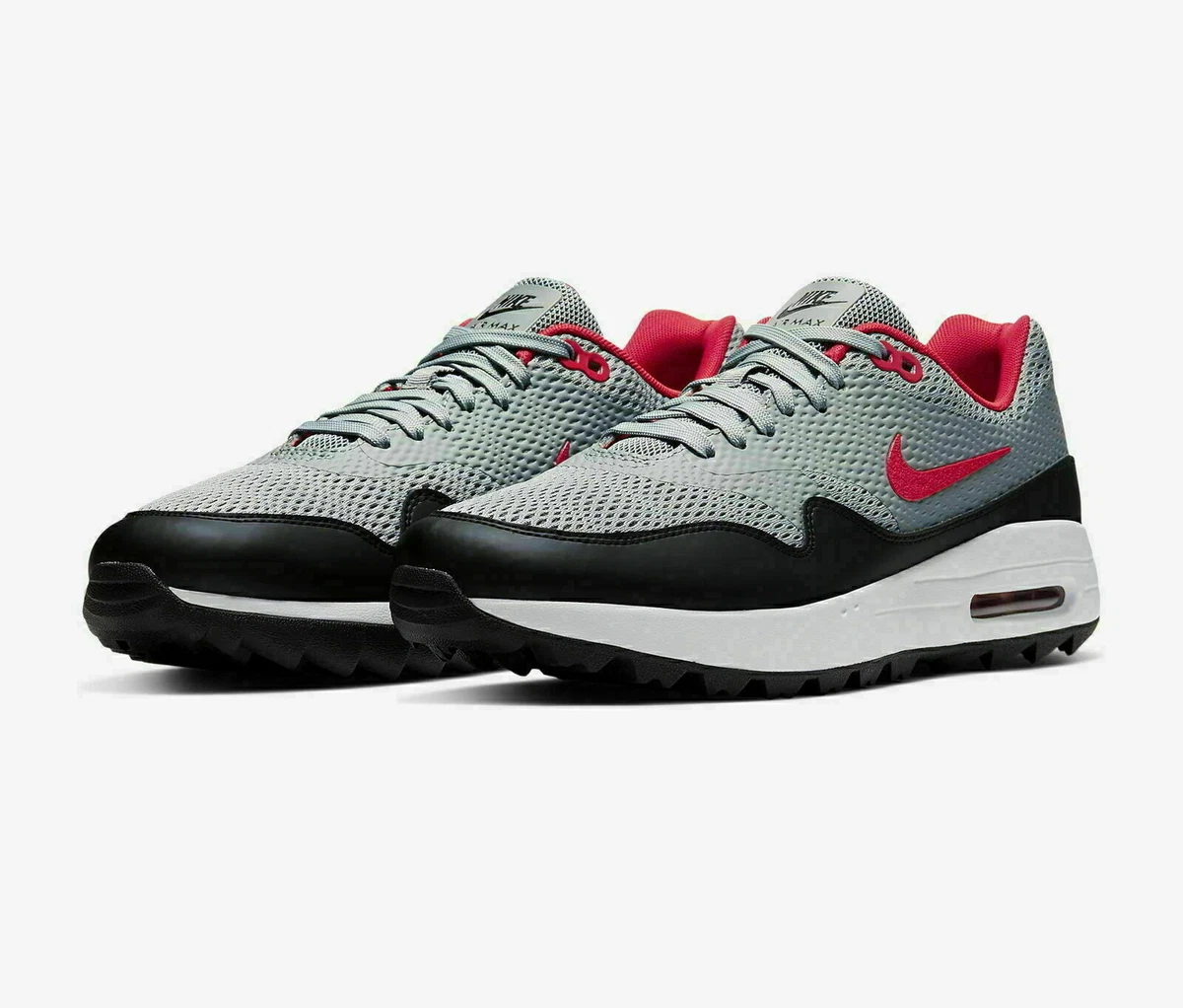 Las mejores ofertas en Nike Air Max 1 Golf Particle Grey Red | eBay
