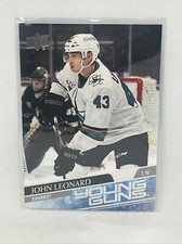 San Jose Sharks - John Leonard - 20/21 UD Series 2 - Young Guns - #474