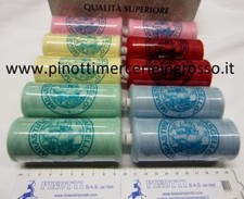 FILO PER IMBASTIRE GR 50 COLORATI-10 SPOLE X 50 GR./CAD-MARCA VASCELLO ORIGINALE