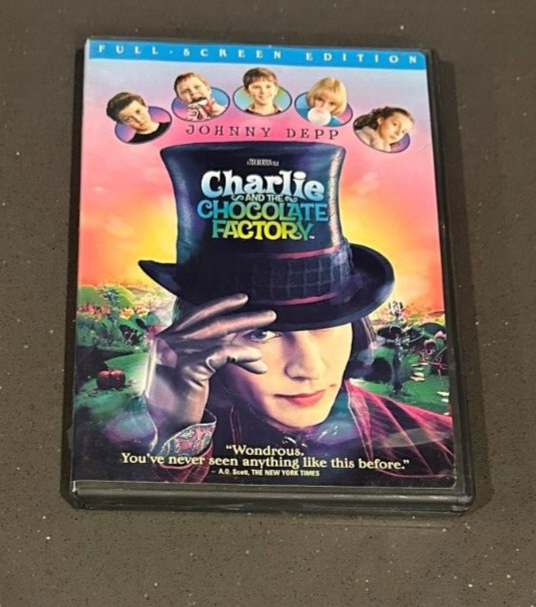 Charlie and the Chocolate Factory DVD - Johnny Depp - Widescreen