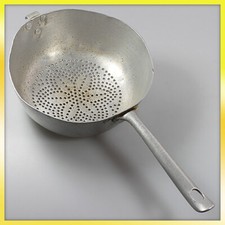 altes seltenes Vintage Antik Retro Art Deco Germany Rund Silber Metall Sieb