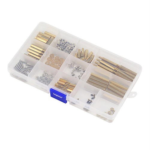 Durable Stainless Brass Screws Kit M2.5 M3 Nuts for Raspberry Pi 4 Model B/3B+ - Photo 5/9